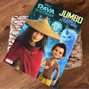 Disney Raya The Last Dragon: Jumbo coloring activity book